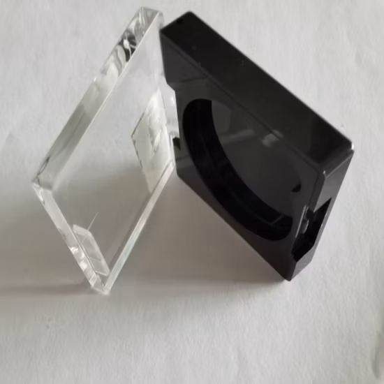 Квадратный пластиковый контейнер для теней для век с одной кастрюлей, компактный контейнер